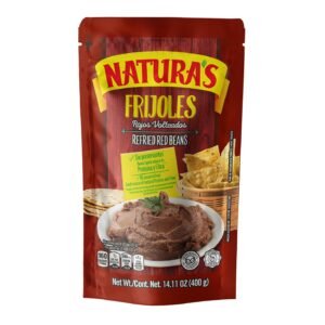 Naturas Frijoles Rojos Refritos 24/400G (14.11 oz)